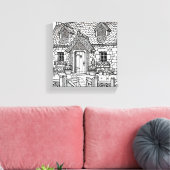 Slate Cottage #10 Canvas Afdruk (Insitu (Woonkamer))