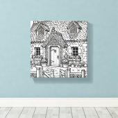 Slate Cottage #10 Canvas Afdruk (Insitu (Houten vloer))