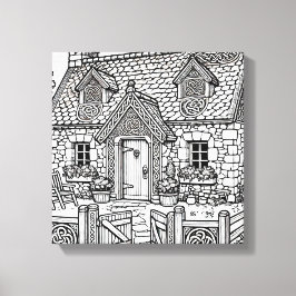 Slate Cottage #10 Canvas Afdruk
