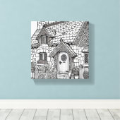 Slate Cottage #11 Canvas Afdruk (Insitu (Houten vloer))