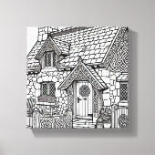 Slate Cottage #11 Canvas Afdruk (Voorkant)