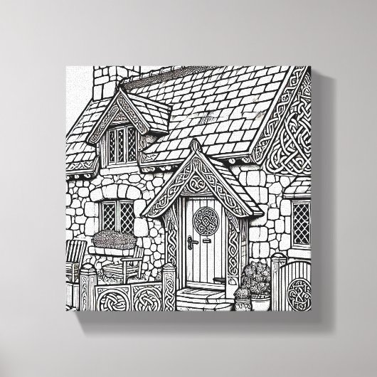 Slate Cottage #11 Canvas Afdruk (Voorkant)