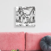 Slate Cottage #12 Canvas Afdruk (Insitu (Woonkamer))