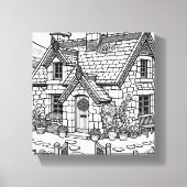 Slate Cottage #12 Canvas Afdruk (Voorkant)