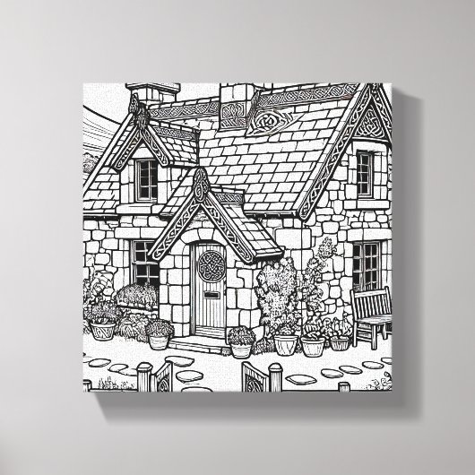 Slate Cottage #12 Canvas Afdruk (Voorkant)