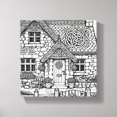 Slate Cottage #13 Canvas Afdruk (Voorkant)