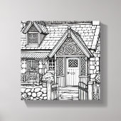 Slate Cottage #14 Canvas Afdruk (Voorkant)