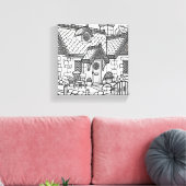 Slate Cottage #15 Canvas Afdruk (Insitu (Woonkamer))