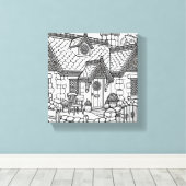 Slate Cottage #15 Canvas Afdruk (Insitu (Houten vloer))