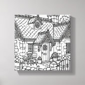 Slate Cottage #15 Canvas Afdruk (Voorkant)