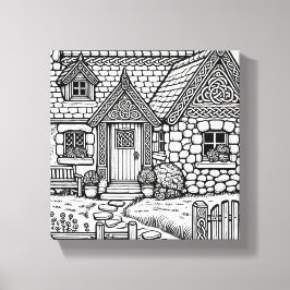 Slate Cottage #19 Canvas Afdruk