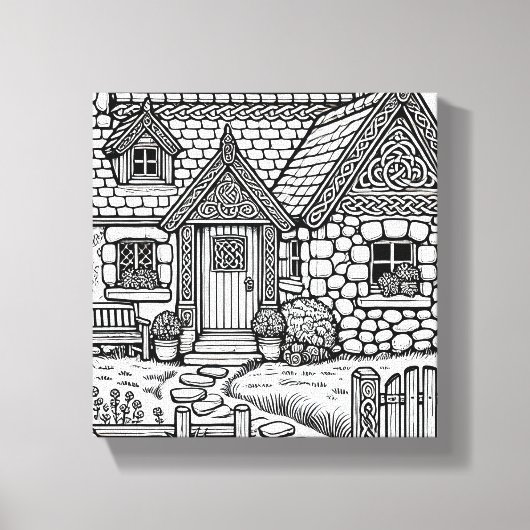 Slate Cottage #19 Canvas Afdruk (Voorkant)