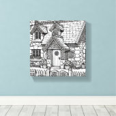 Slate Cottage #22 Canvas Afdruk (Insitu (Houten vloer))