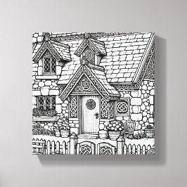 Slate Cottage #22 Canvas Afdruk