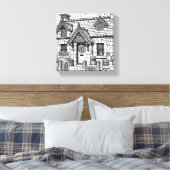 Slate Cottage #29 Canvas Afdruk (Insitu (Slaapkamer))