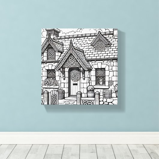 Slate Cottage #29 Canvas Afdruk (Insitu (Houten vloer))