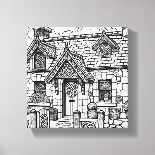 Slate Cottage #29 Canvas Afdruk (Voorkant)