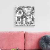 Slate Cottage #30 Canvas Afdruk (Insitu (Woonkamer))