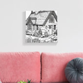 Slate Cottage #31 Canvas Afdruk (Insitu (Woonkamer))