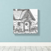 Slate Cottage #32 Canvas Afdruk (Insitu (Houten vloer))