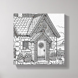 Slate Cottage #32 Canvas Afdruk