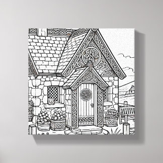 Slate Cottage #32 Canvas Afdruk