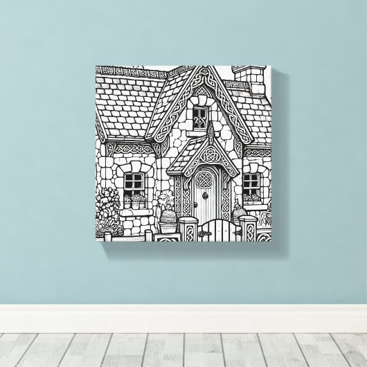 Slate Cottage #36 Canvas Afdruk (Insitu (Houten vloer))