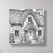 Slate Cottage #36 Canvas Afdruk (Voorkant)