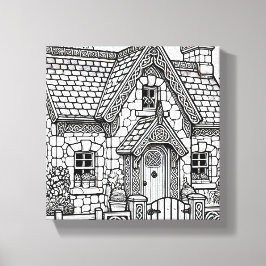 Slate Cottage #36 Canvas Afdruk