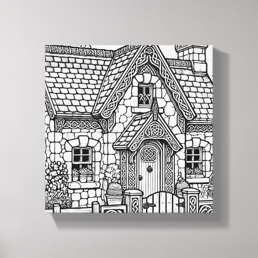 Slate Cottage #36 Canvas Afdruk (Voorkant)