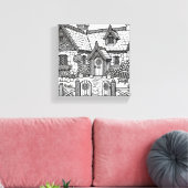 Slate Cottage #3 Canvas Afdruk (Insitu (Woonkamer))