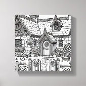 Slate Cottage #3 Canvas Afdruk (Voorkant)