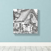 Slate Cottage #40 Canvas Afdruk (Insitu (Houten vloer))