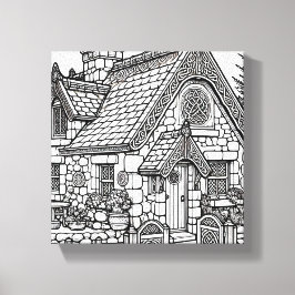 Slate Cottage #40 Canvas Afdruk