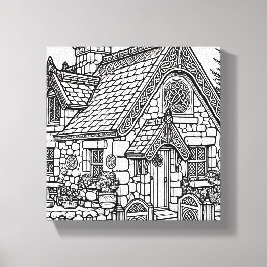 Slate Cottage #40 Canvas Afdruk (Voorkant)