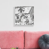 Slate Cottage #43 Canvas Afdruk (Insitu (Woonkamer))