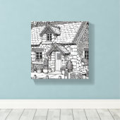 Slate Cottage #43 Canvas Afdruk (Insitu (Houten vloer))