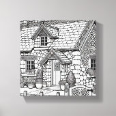 Slate Cottage #43 Canvas Afdruk (Voorkant)
