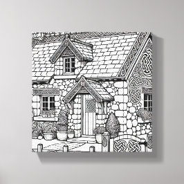 Slate Cottage #43 Canvas Afdruk
