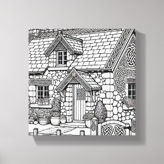 Slate Cottage #43 Canvas Afdruk