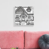 Slate Cottage #44 Canvas Afdruk (Insitu (Woonkamer))