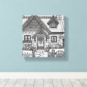 Slate Cottage #44 Canvas Afdruk (Insitu (Houten vloer))