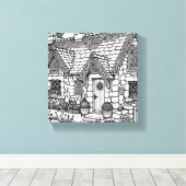 Slate Cottage #45 Canvas Afdruk (Insitu (Houten vloer))