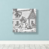 Slate Cottage #46 Canvas Afdruk (Insitu (Houten vloer))