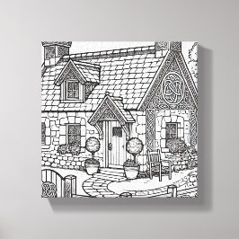 Slate Cottage #46 Canvas Afdruk
