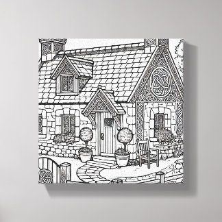 Slate Cottage #46 Canvas Afdruk