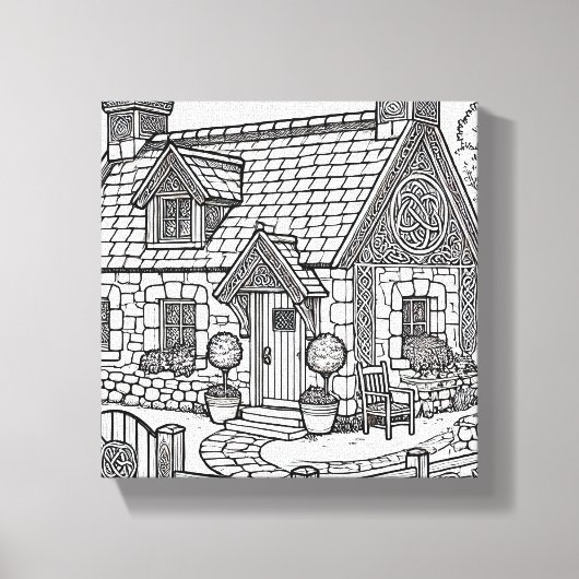 Slate Cottage #46 Canvas Afdruk (Voorkant)