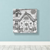 Slate Cottage #47 Canvas Afdruk (Insitu (Houten vloer))