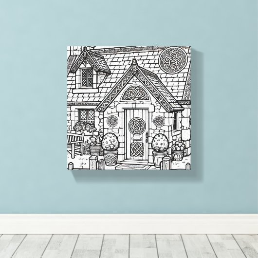 Slate Cottage #47 Canvas Afdruk (Insitu (Houten vloer))