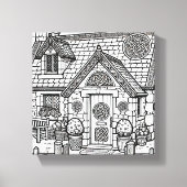 Slate Cottage #47 Canvas Afdruk (Voorkant)